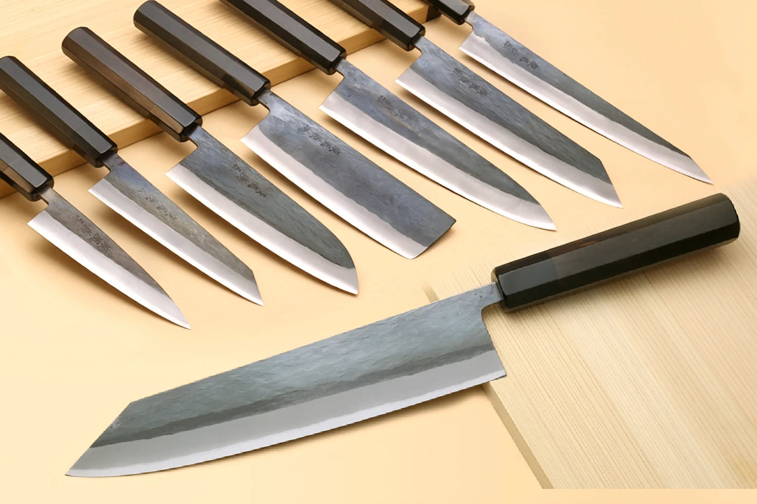 Kurouchi Black-Forged Blue Steel Series – Yoshihiro Cutlery