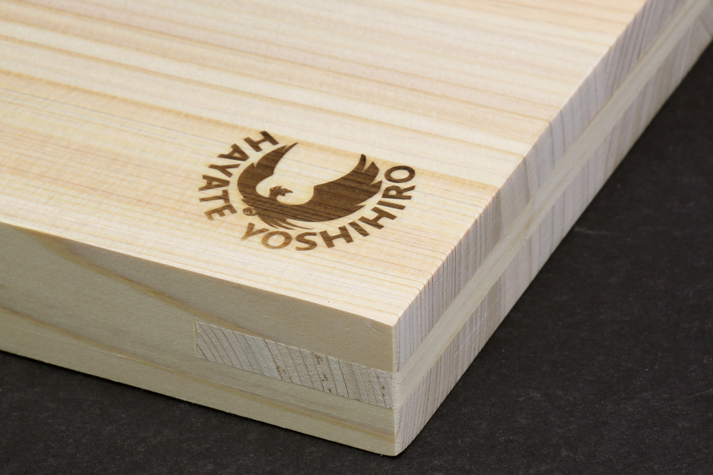 Yoshihiro Hinoki Cypress Cutting Board with Anti-Twist Core — Japanese Cypress, Anti-Bacterial, Professional Grade