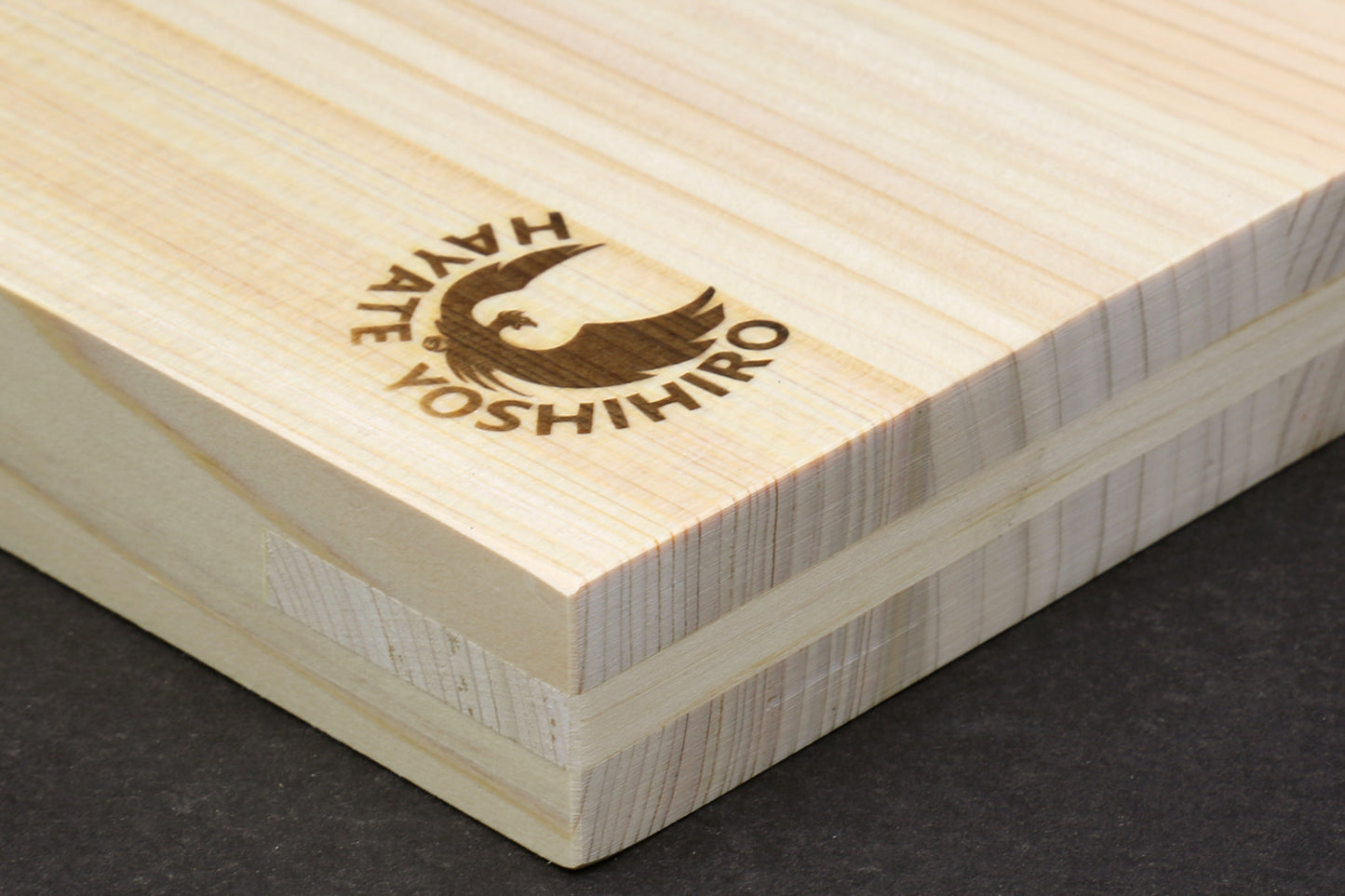 Yoshihiro Hinoki Cypress Cutting Board with Anti-Twist Core — Japanese Cypress, Anti-Bacterial, Professional Grade