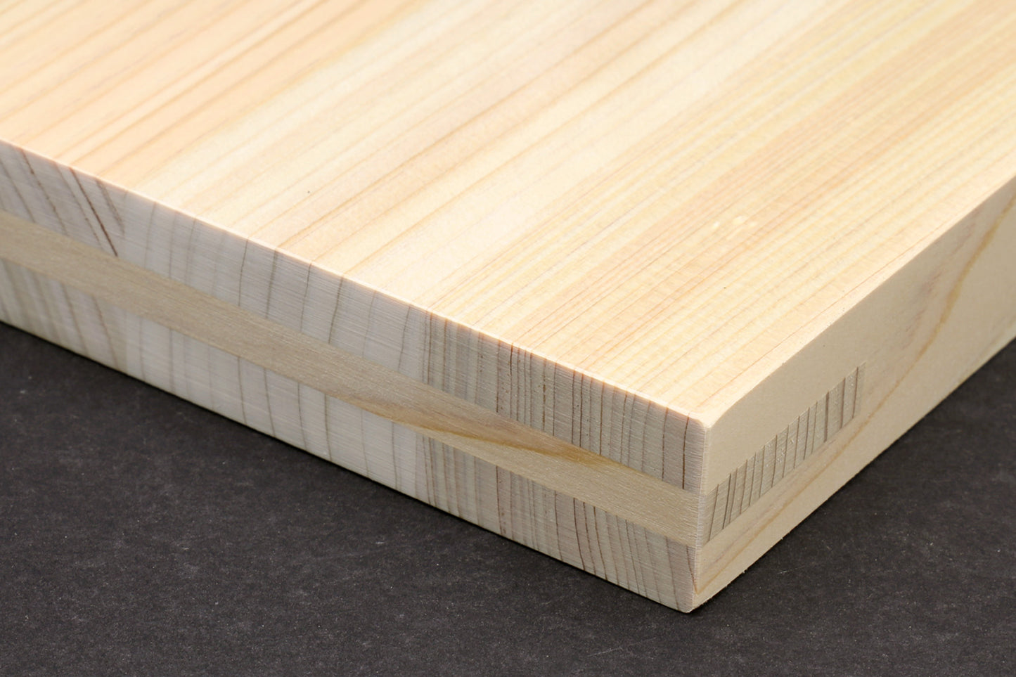 Yoshihiro Hinoki Cypress Cutting Board with Anti-Twist Core — Japanese Cypress, Anti-Bacterial, Professional Grade