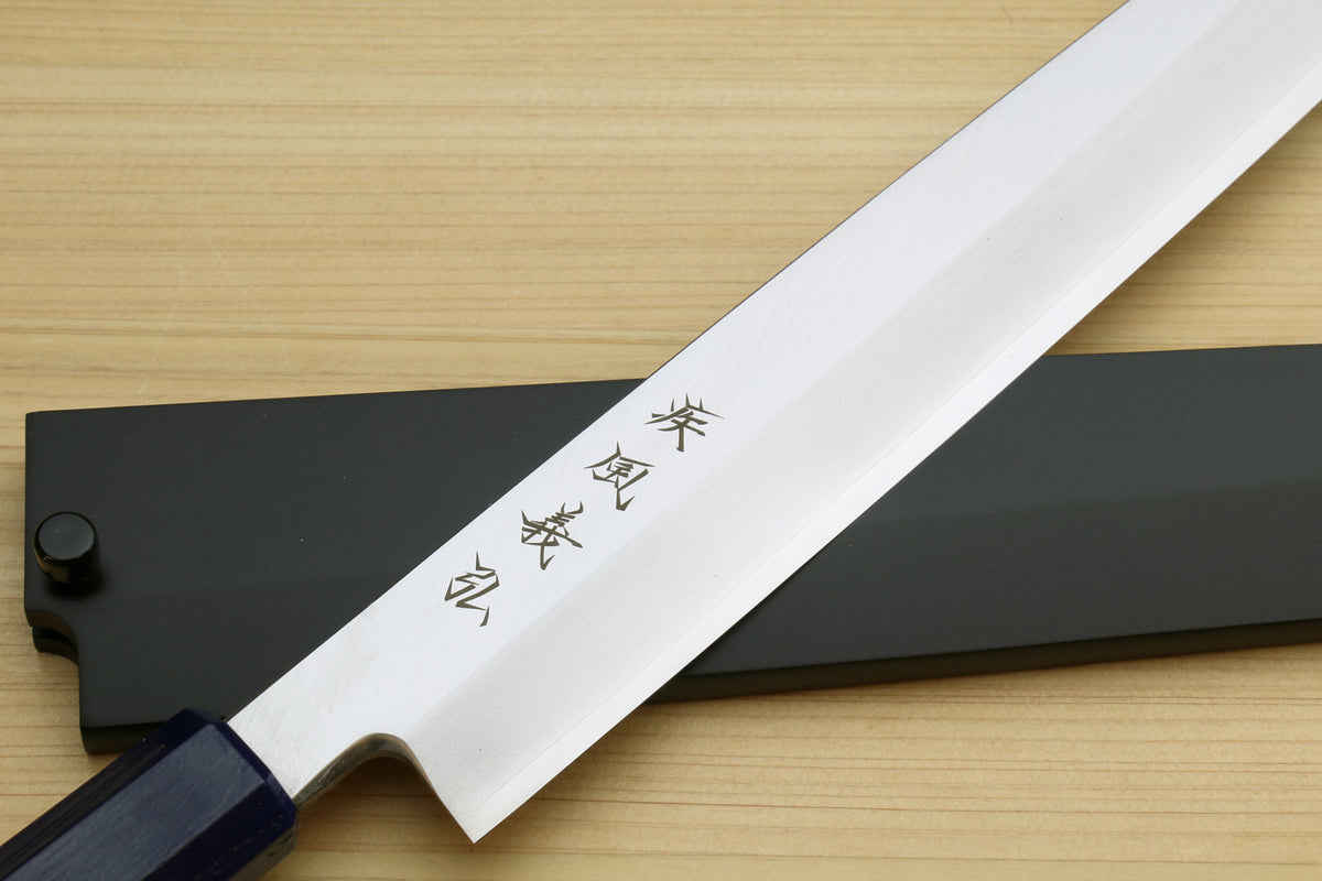 Yoshihiro Inox Stainless Steel Yanagi Sushi Sashimi Japanese Knife wit