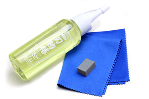 Yoshihiro Tsubaki Oil 3.4 oz & Small Sabitori Rust Eraser Set