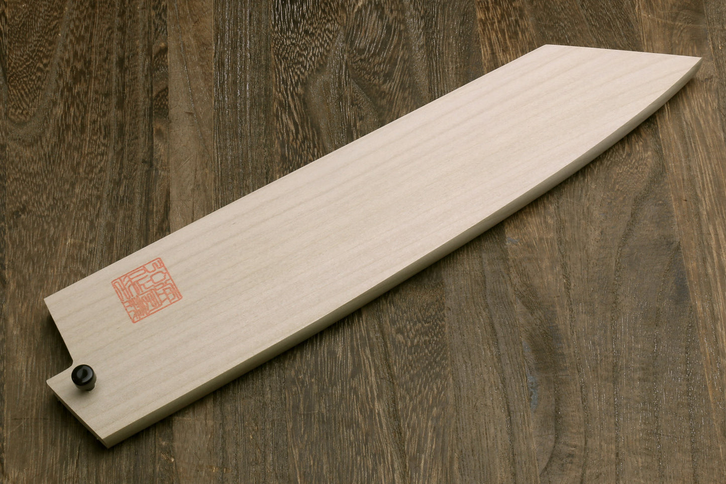 Yoshihiro Magnolia Wooden Blade Protector Saya Cover for Double-Edged Kiritsuke