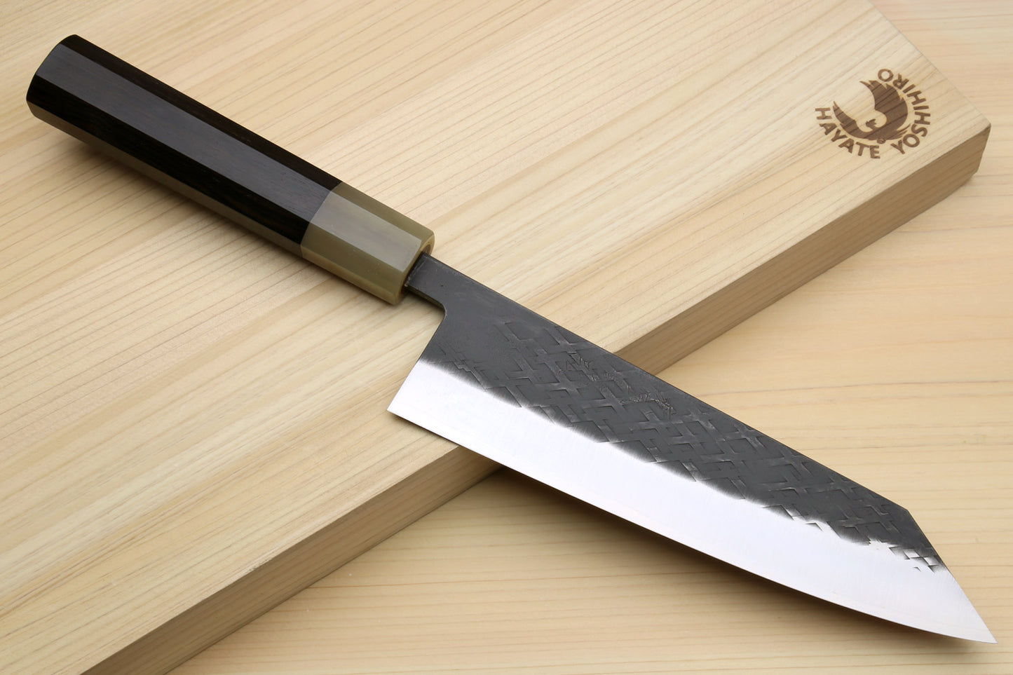 Yoshihiro Kurouchi Stainless Clad Nashiji High Performance SLD Kiritsuke Multipurpose Knife