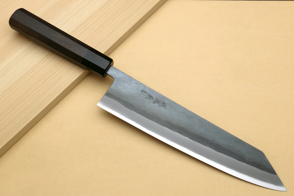 Yoshihiro Mizu Yaki Blue High Carbon Steel #1 Kurouchi Kiritsuke Japan –  Yoshihiro Cutlery