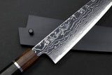 Yoshihiro Hayate Zdp-189 Super High Carbon Stainless Steel Suminagashi Gyuto Chef Knife Octagonal