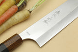 Yoshihiro High Speed Steel HAP40 Gyuto Chefs Knife Ebony Handle with Nuri Saya