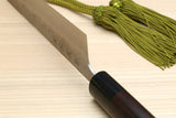 Yoshihiro Nashiji Ginsan Stain Resistant Steel Gyuto Chefs Knife with Shitan Handle 240mm
