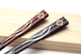 Japanese Premium Hon Fukiurushi Chopsticks Lacquered Dazzle with Paulownia wooden box