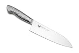 Yoshihiro Hayate Inox Aus-8 Santoku Japanese Chefs Knife Integrated Stainless Handle