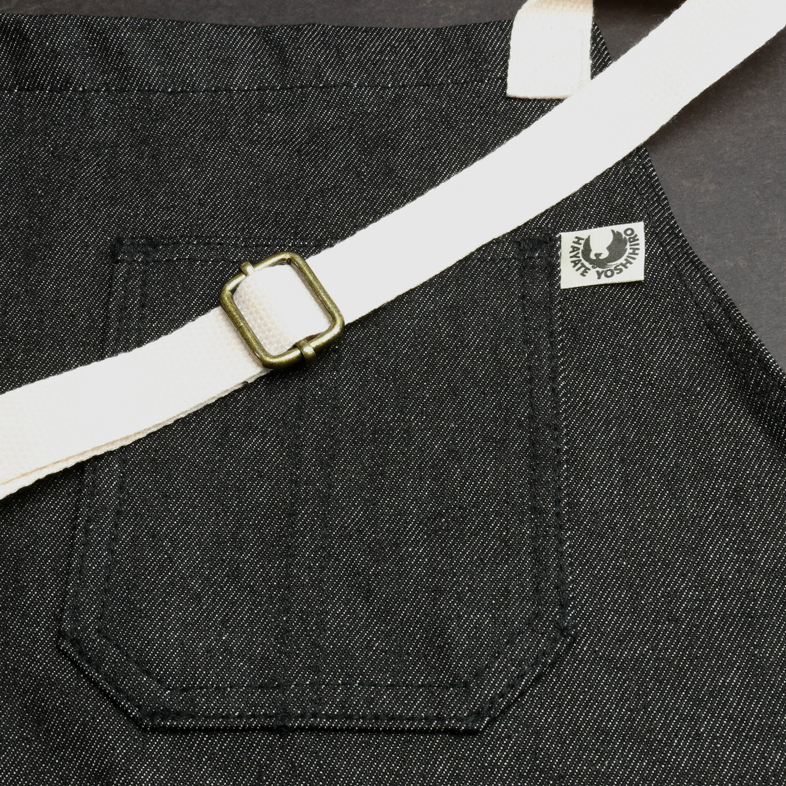 Yoshihiro Black Denim Professional Kitchen Apron