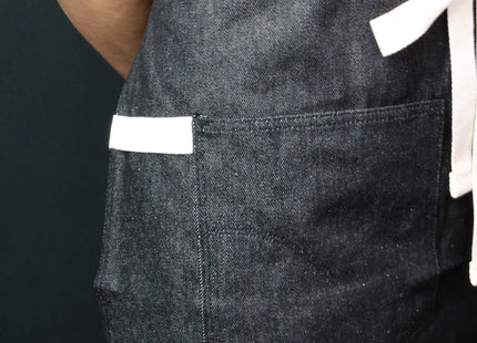 Yoshihiro Black Denim Professional Kitchen Apron