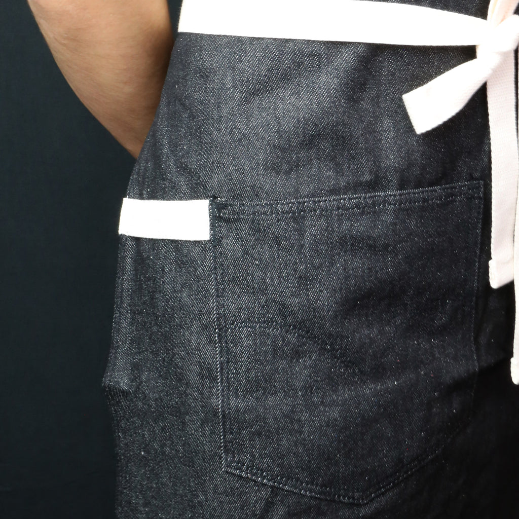 Yoshihiro Black Denim Professional Kitchen Apron