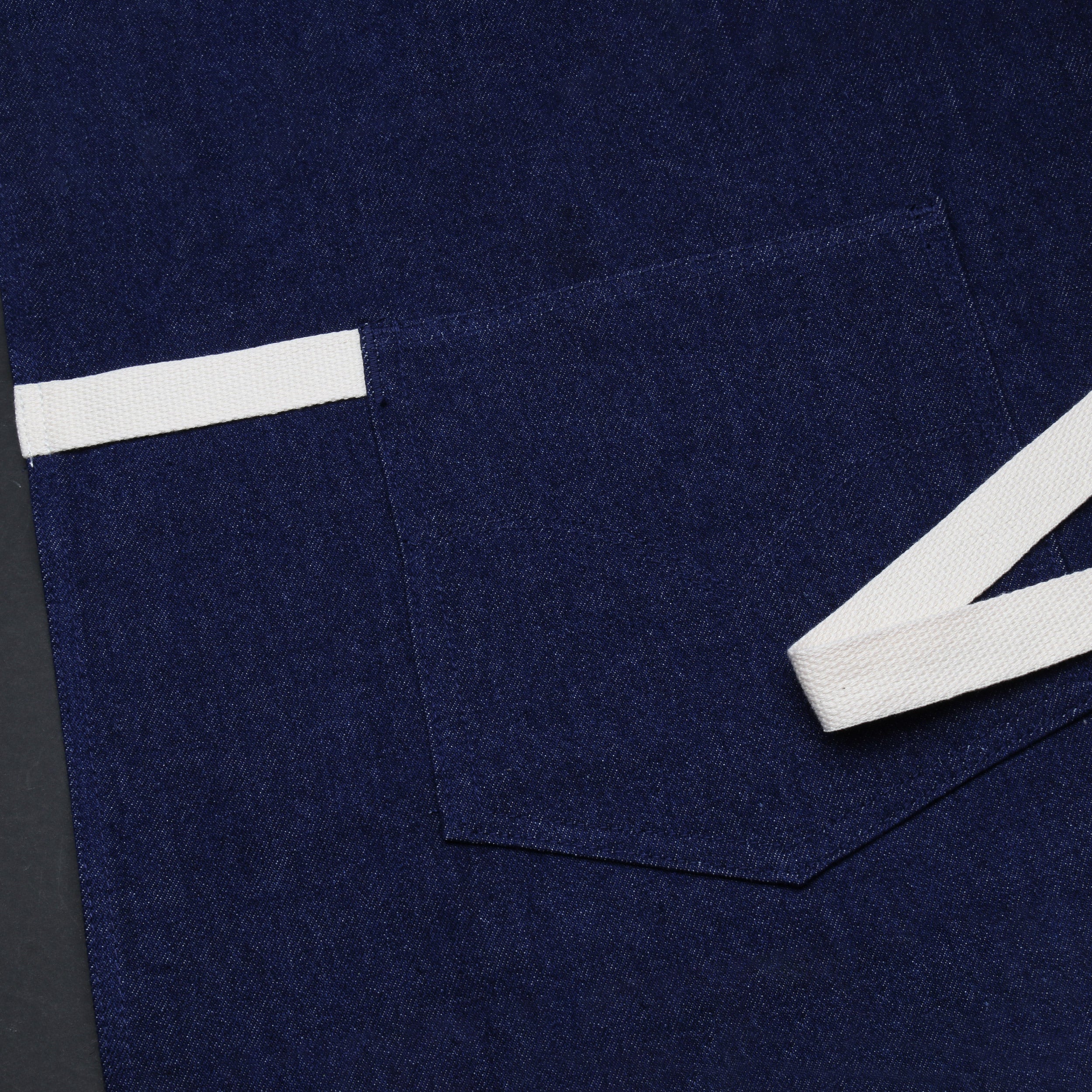Yoshihiro Dark Navy Denim Professional Kitchen Apron