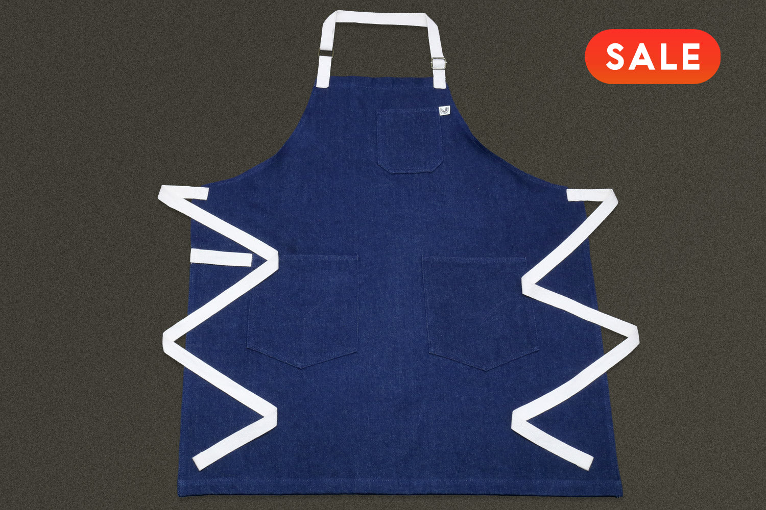 Yoshihiro Dark Navy Denim Professional Kitchen Apron