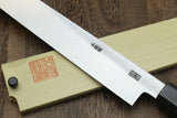 Yoshihiro Hongasumi Blue Steel Yanagi Sushi Sashimi Japanese Knife Ebony Handle