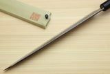 Yoshihiro Hongasumi Blue Steel Yanagi Sushi Sashimi Japanese Knife Ebony Handle