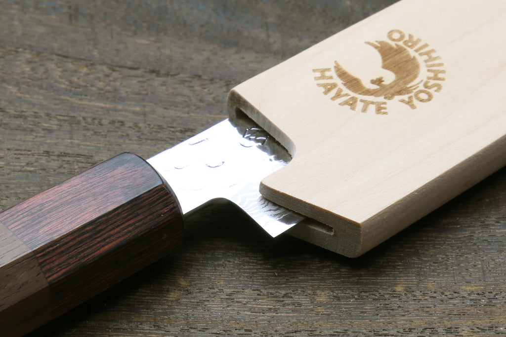 Yoshihiro Magnetic Oak Wood Saya Cover Blade Protector for Petty 6" (150mm)