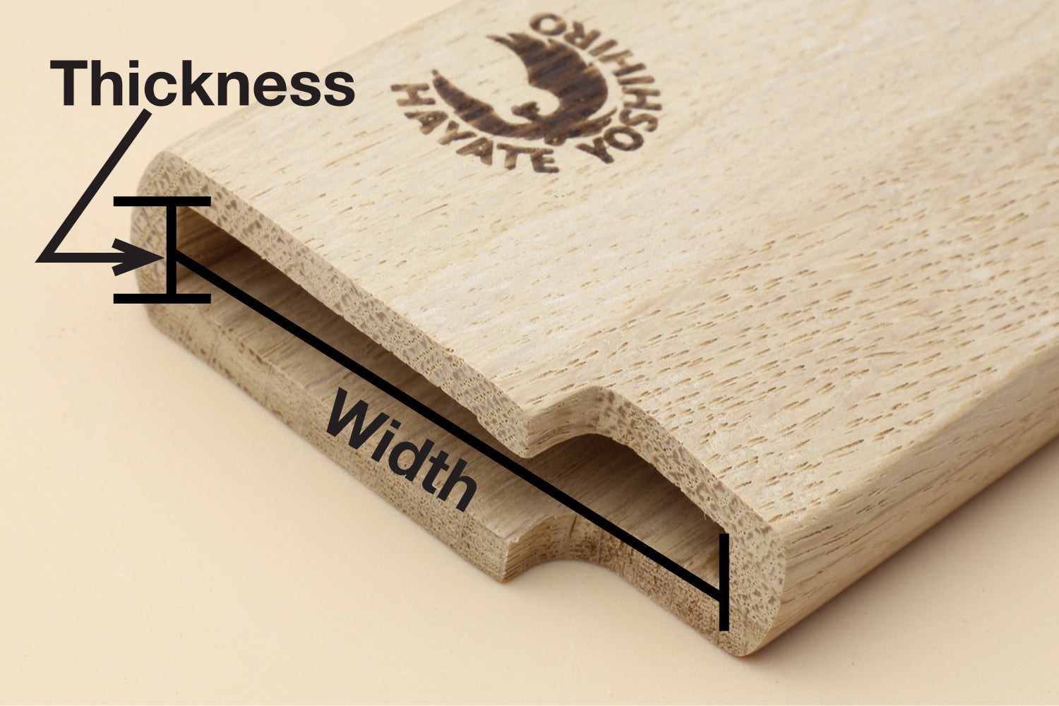 Yoshihiro Magnetic Oak Wood Saya Cover Blade Protector for Deba