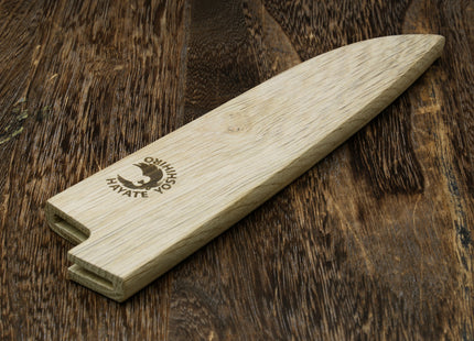 Yoshihiro Magnetic Oak Wood Saya Cover Blade Protector for Petty 6.5" (165mm)