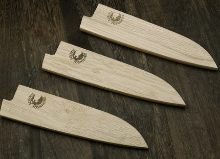 Yoshihiro Magnetic Oak Wood Saya Cover Blade Protector for Petty 6.5" (165mm)