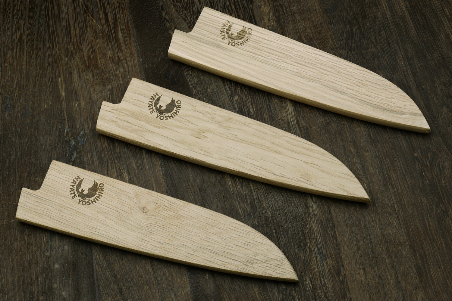Yoshihiro Magnetic Oak Wood Saya Cover Blade Protector for Petty 6.5" (165mm)