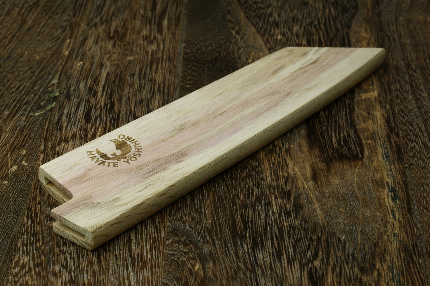 Yoshihiro Magnetic Oak Wood Saya Cover Blade Protector for Petty-Kiritsuke 6.5" (165mm)