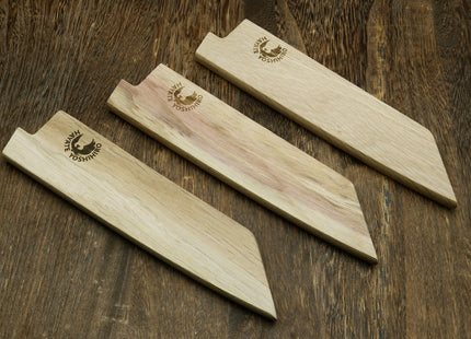 Yoshihiro Magnetic Oak Wood Saya Cover Blade Protector for Petty-Kiritsuke 6.5" (165mm)