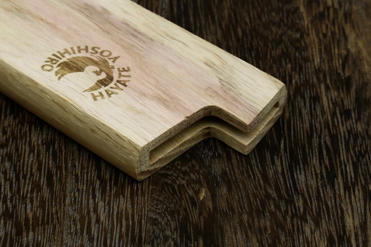 Yoshihiro Magnetic Oak Wood Saya Cover Blade Protector for Petty-Kiritsuke 6.5" (165mm)
