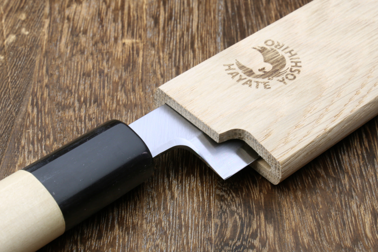 Yoshihiro Magnetic Oak Wooden Saya Cover for Sakimaru Takobiki