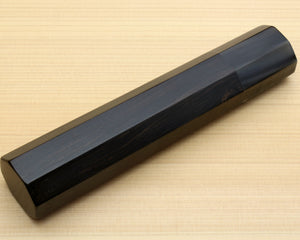 Yoshihiro Ebony Handle with Water Buffalo Horn Bolster for Sujihiki Slicer Knife
