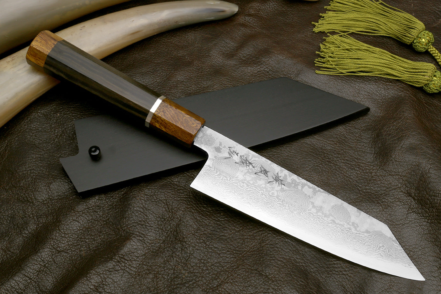 Japanese utility Knife - Miura - Ginsan Stainless steel - rosewood