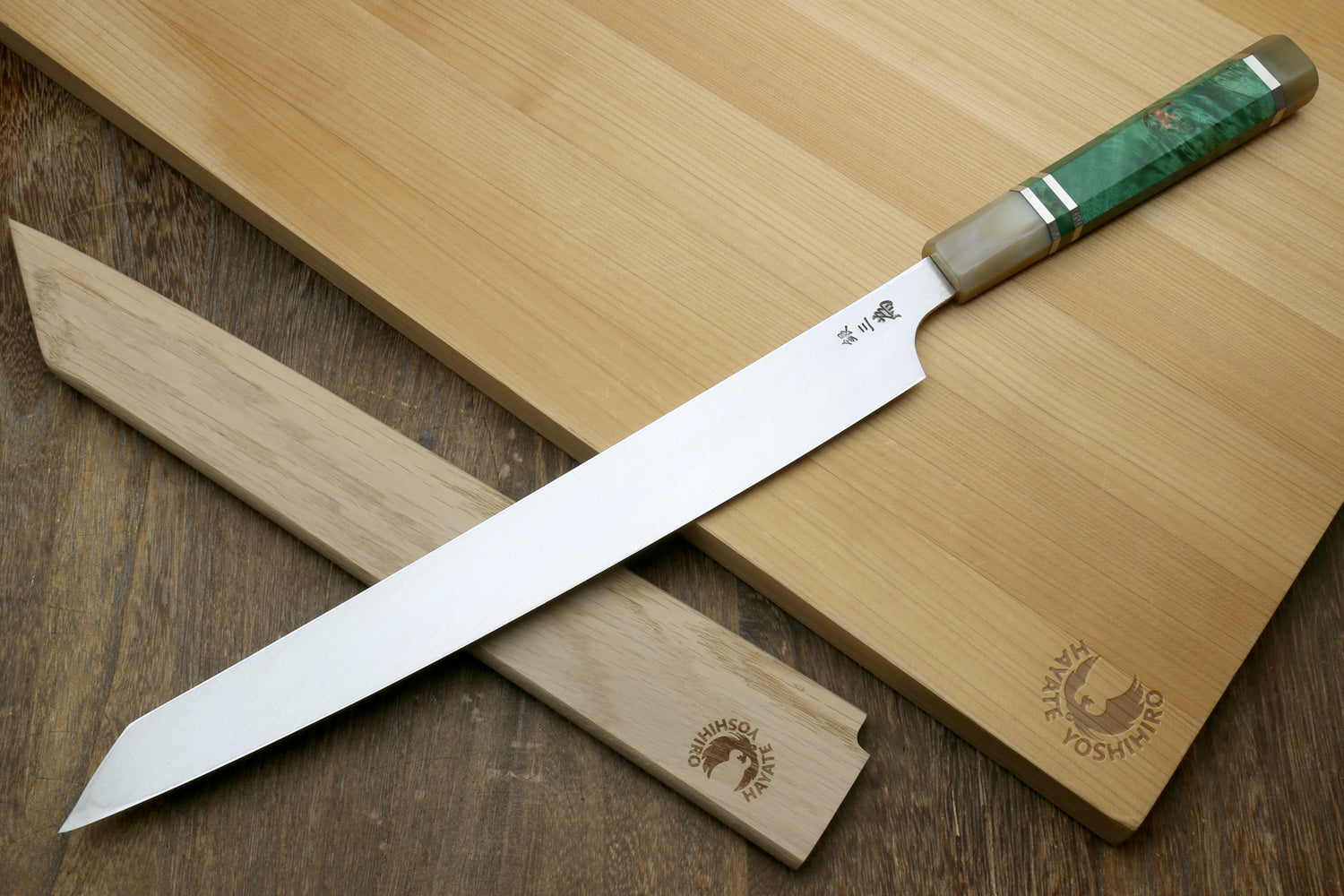 Yoshihiro Ginsan (Silver 3) Steel Yanagiba Knife 300mm – Yoshihiro
