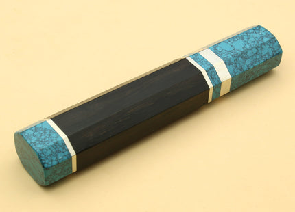Yoshihiro Turquoise Blue Handle for Santoku Multipurpose Knife