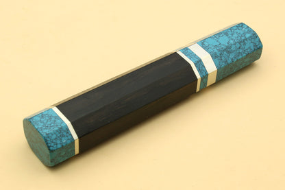 Yoshihiro Turquoise Blue Handle for Kiritsuke Chef Knife