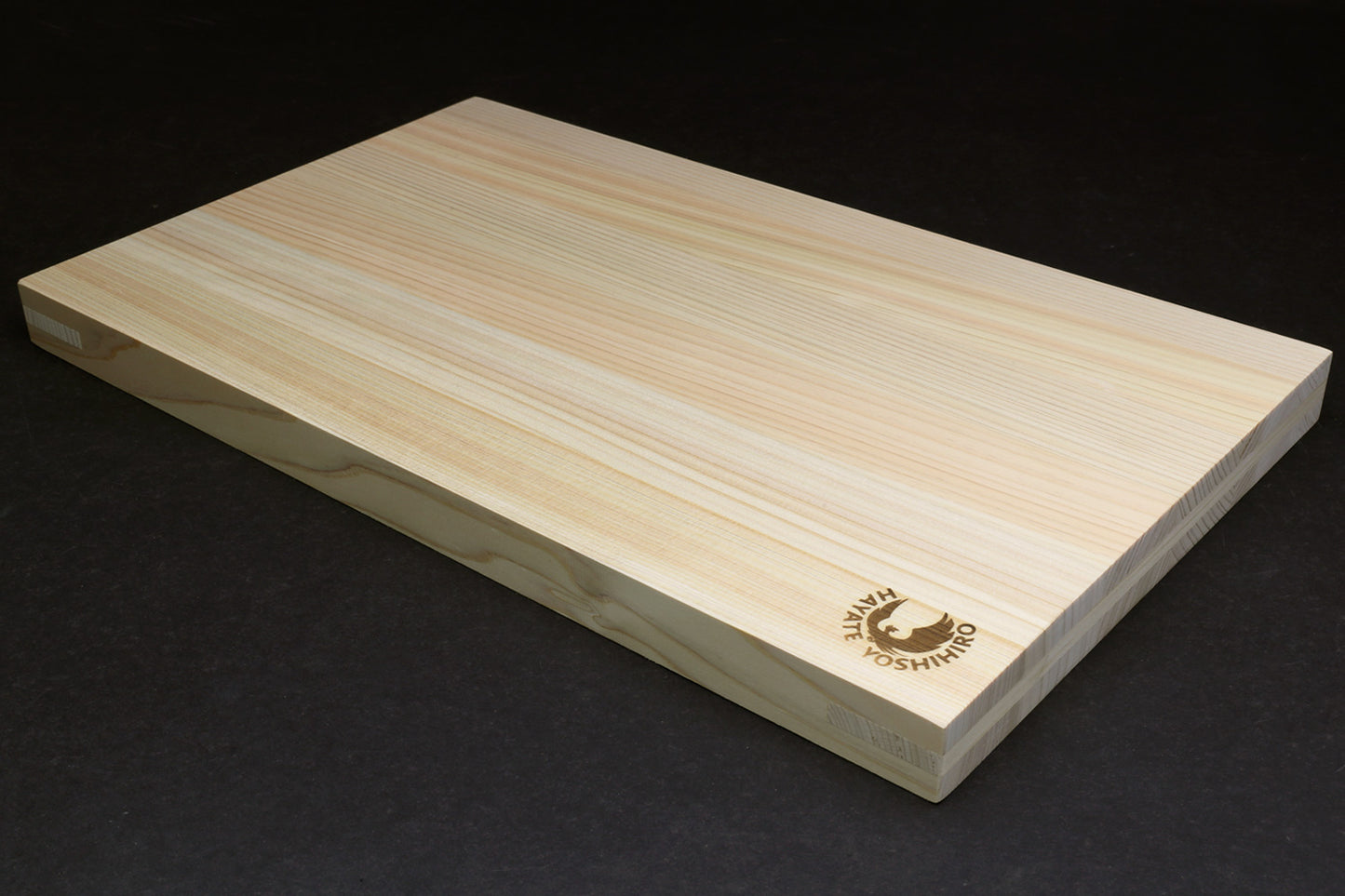 Yoshihiro Hinoki Cypress Cutting Board with Anti-Twist Core — Japanese Cypress, Anti-Bacterial, Professional Grade