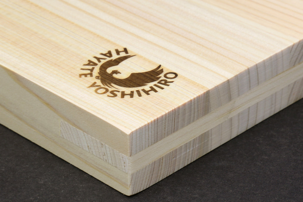 Yoshihiro Hinoki Japanese Cypress Cutting Board Anti-Twist Core — Large