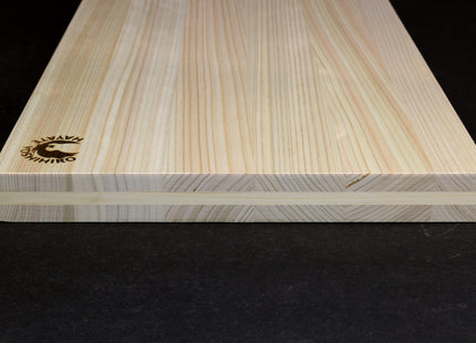 Yoshihiro Hinoki Cypress Cutting Board with Anti-Twist Core — Japanese Cypress, Anti-Bacterial, Professional Grade