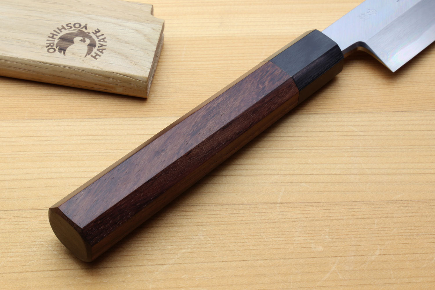 Yoshihiro Hongasumi Blue Steel Yanagi Sushi Sashimi Japanese Knife Rosewood Handle