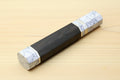 Yoshihiro Ebony Handle with Howlite White Bolster for Kiritsuke Chef Knife