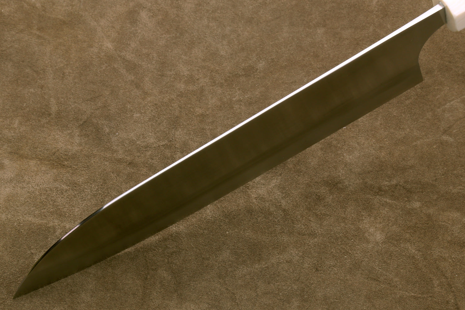 Yoshihiro High Speed Steel HAP40 Gyuto Chefs Knife with Octagonal Handle with Alternative Ivory Bolster (Blade Length: 10.2" (260mm))
