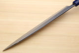 Yoshihiro Inox Stainless Steel Yanagi Sushi Sashimi Japanese Knife with Nuri Saya Cover