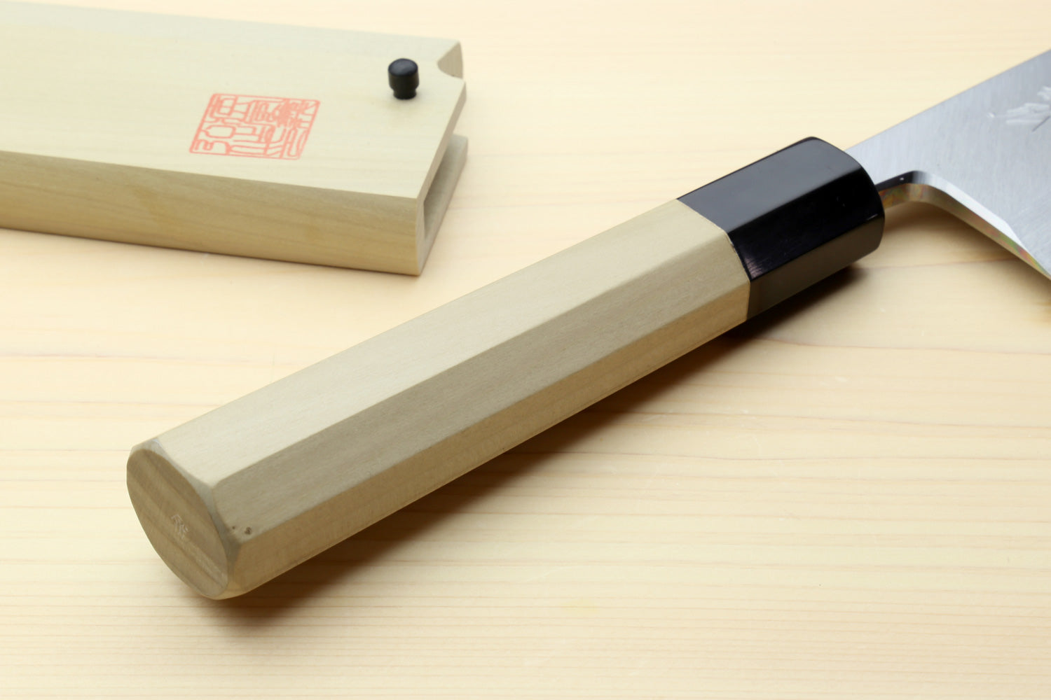 Yoshihiro Kasumi White Steel Mioroshi Filet Sushi Sashimi Japanese Chef Knife Octagonal Magnolia Handle (Blade Length: 9.5"(240mm))