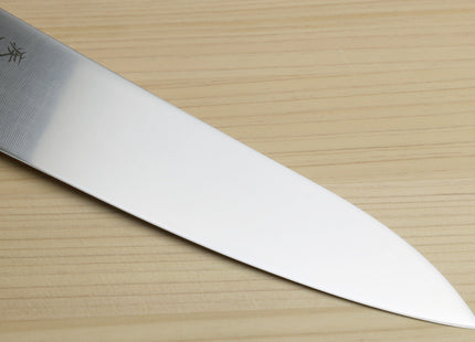 Yoshihiro AUS10 Ice Hardened Stainless Steel Gyuto Japanese Chef Knife Octagonal Ebony wood Handle with Triple ring 9.5"(240mm)