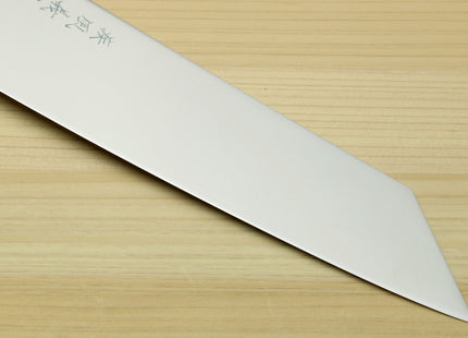 Yoshihiro AUS10 Ice Hardened Stainless Steel Kiritsuke Japanese Chef Knife with Ocean Blue Handle