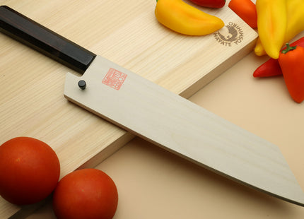 Yoshihiro AUS10 Ice Hardened Stainless Steel Kiritsuke Japanese Chef Knife Rosewood Handle