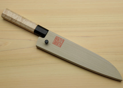 Yoshihiro High Carbon Blue Steel #2 Kurouchi Petty Utility Knife with Kaede Handle