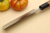 Yoshihiro VG-10 46 Layers Hammered Damascus Nakiri Japanese Vegetable Knife (6.5'' (165mm)) (Ambrosia Handle)