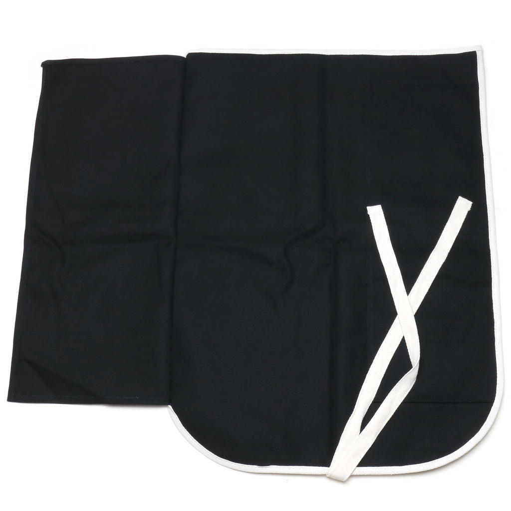 Yoshihiro Japanese Knife Cotton Pouch Bag Black Color (6 Slots)