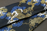Yoshihiro Japanese Knife Pouch Bag (Black & Gold Dragon Pattern)